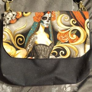 Dia de los muertos cross body bag